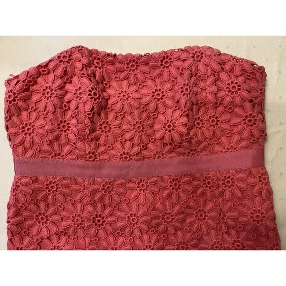 Lilly Pulitzer Strapless “Bowen” Hotty Pink Dress‎ Size 4 - Picture 4 of 8